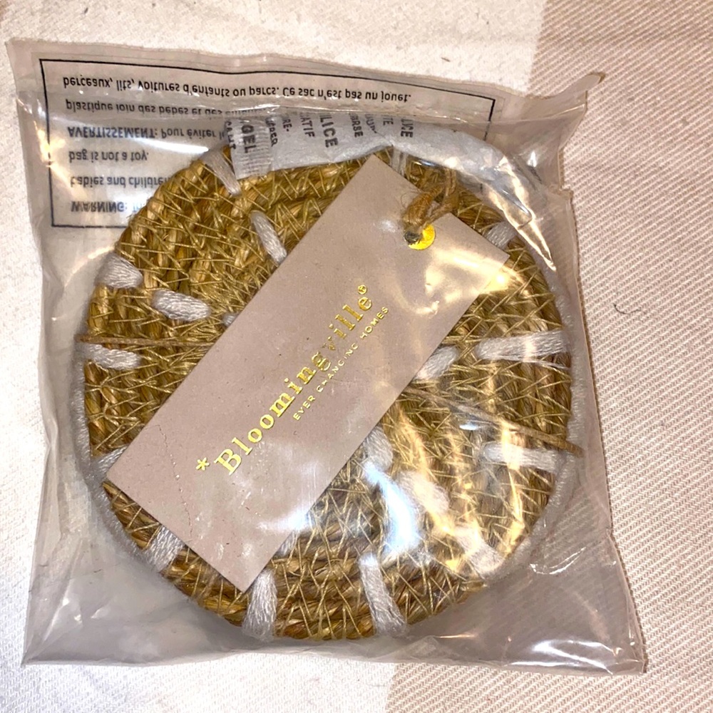 Woven Seagrass Coasters